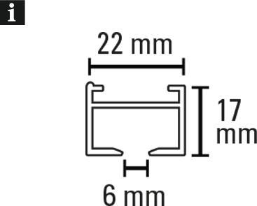 Nutritional values and ingredients Gardinia Aluminium curtain track set