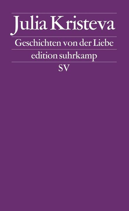 Produktbild Geschichten von der Liebe (Deutsch, Julia Kristeva, 1989)