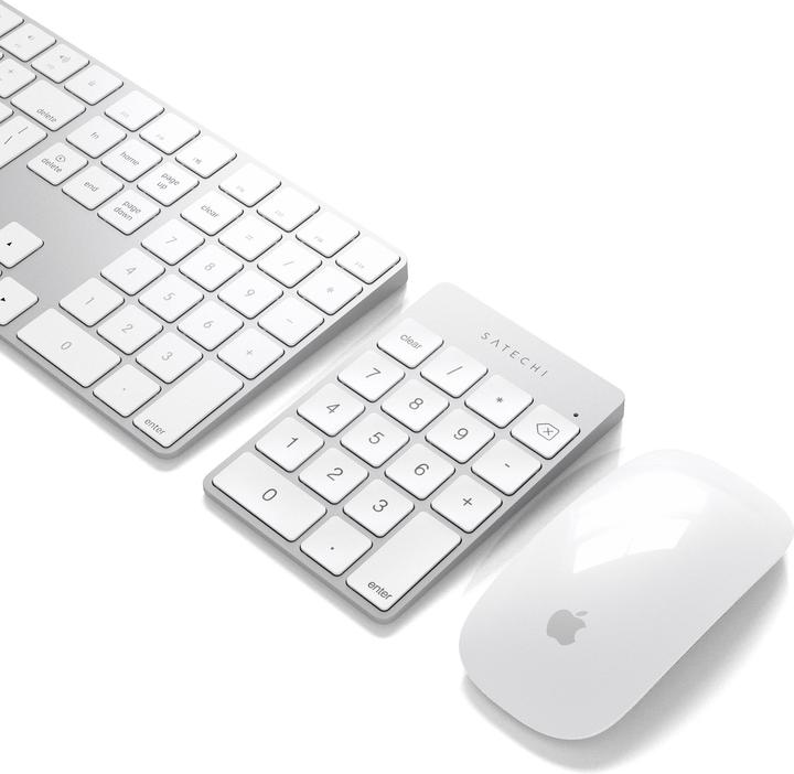 Actual product image Satechi Slim Alu Keypad - Elegante BT Zahlentastatur mit (Numeric keypad, Wireless)