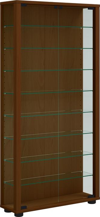 Produktbild VCM Sammel Stand Vitrine Holz Glas Lumo Maxi (59 x 18 x 113 cm)