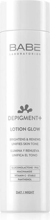 Babe Lotion Glow Depigment+ 150ml Hellt auf Erneuert Gleichmässigkeit Verhindert Fleckenbildung Leuchtet (150 ml)