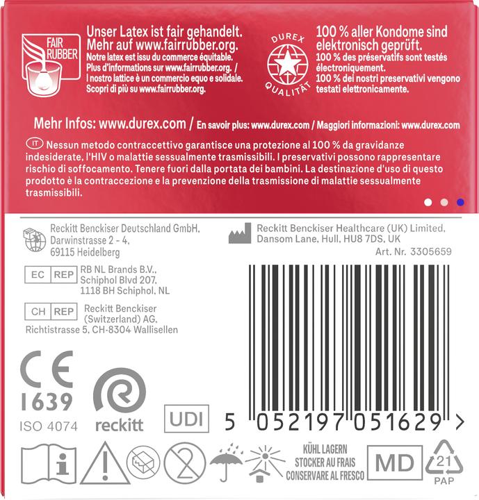 Produktbild Durex Gefühlsecht Classic (3 Stk.)