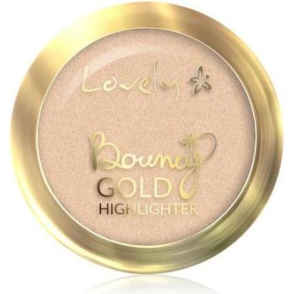 Lovely, Highlighter + Bronzer, Stuitergoud (Goud, Markeerstift)