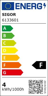 Etichetta energetica Sompex Filament (E14, 4.50 W, 400 lm, F)