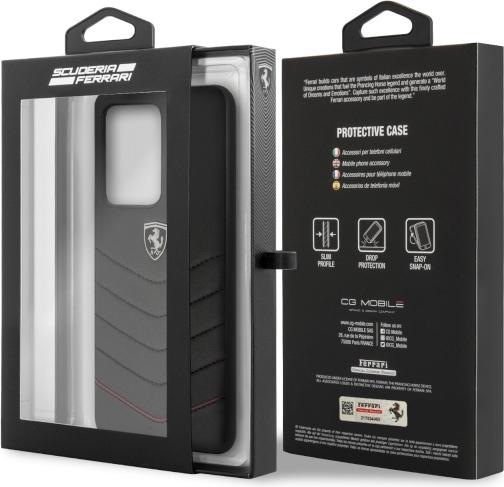 Produktbild Ferrari Hardcase FEHQUHCS69BK S20 Ultra G988 czarny/black Heritage (Samsung Galaxy S20 Ultra)