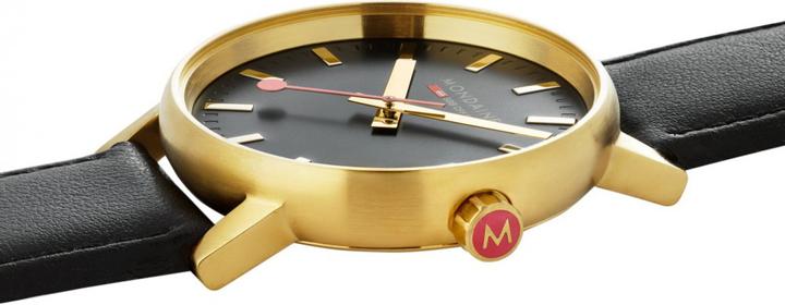 Actual product image Mondaine Evo2 - Ip Gold (Analogue wristwatch, 40 mm)
