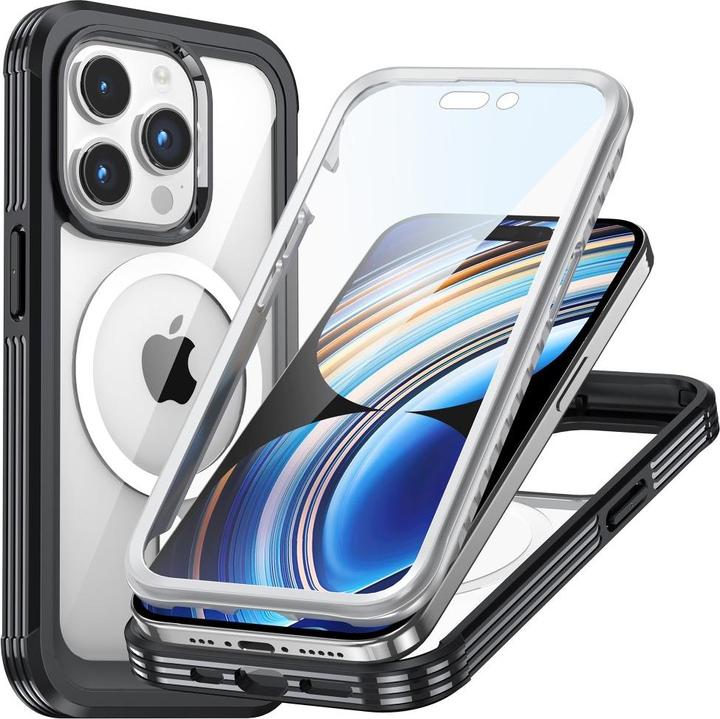 Actual product image Ueli Express 2 in 1 iPhone 15 Pro Max Hybrid MagSafe Case with Bulletproof Glass Display Protection (1 pcs., Apple iPhone 15 Pro Max)