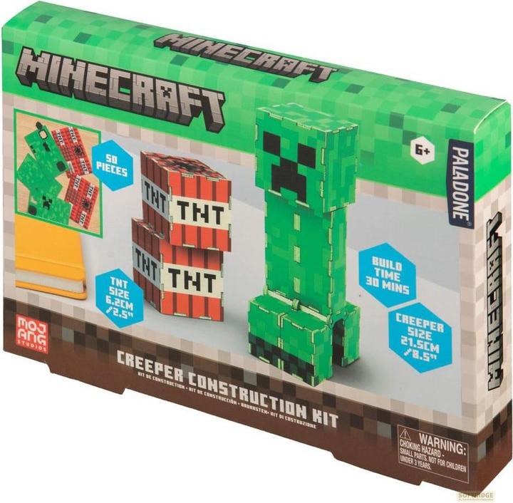 Actual product image Paladone Products Minecraft Creeper Construction Kit (13 pieces)