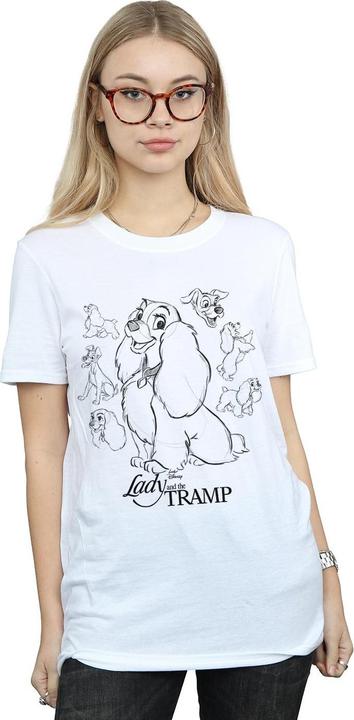 Produktbild Disney Lady And The Tramp Collage Sketch TShirt (3XL)