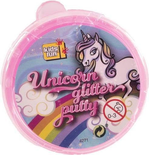 Einhorn-Schleim mit Glitzer
