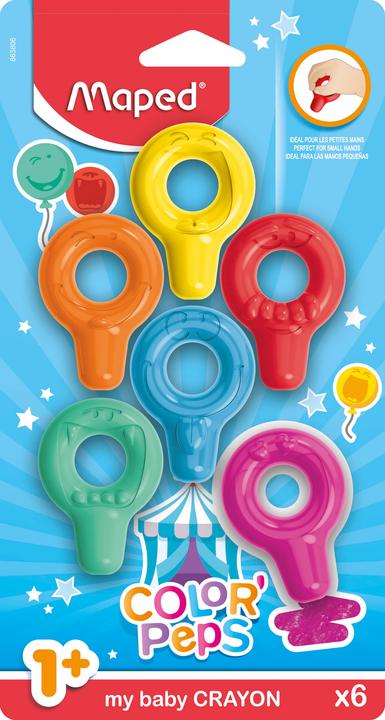 Image du produit Maped Anneaux de cire à peindre (6x)