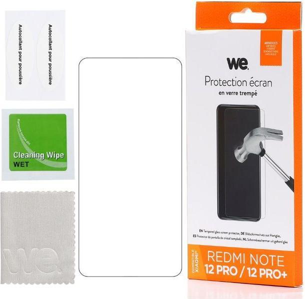 We-Vibe WE Verre trempé XIAOMI REDMI NOTE 12 5G : Protection écran - anti-rayures - anti