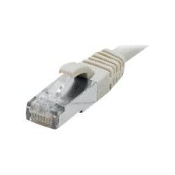Thumbnail - Exertis Connect Patchkabel S/FTP (PiIMF), Cat 6A (EIA/TIA), grau, 0,3 m Patchkabel mit besonders schmalem Knickschut (S/...