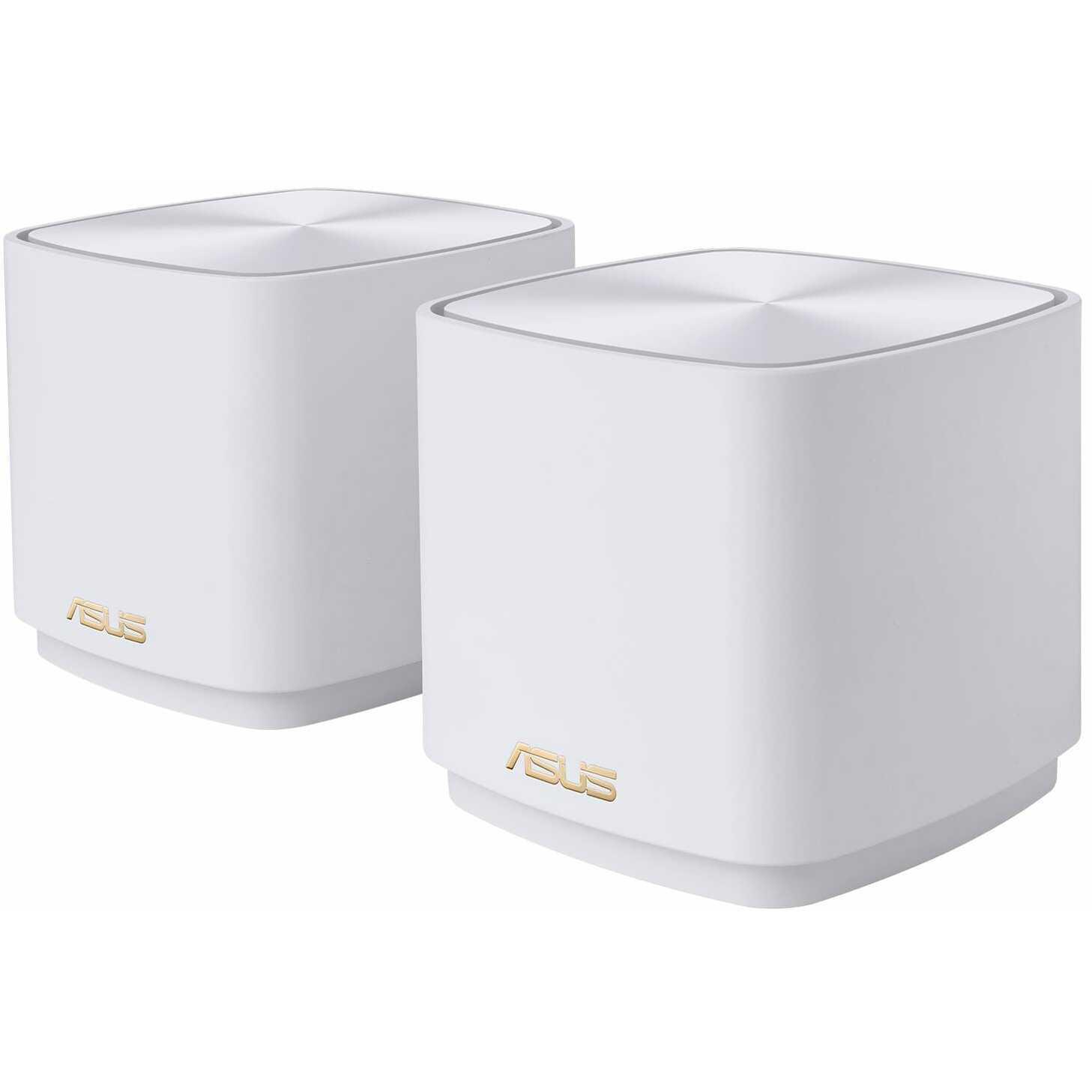 ASUS Mesh-System ZenWiFi AX Mini (XD4) 2 Pack, Router, Weiss