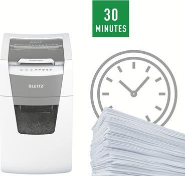 Produktbild Leitz Aktenvernichter IQ Autofeed Office 150 Mikroschnitt 2 x 15 mm 44 l Blattanzahl (max.): Sicherheit (Microschnitt)