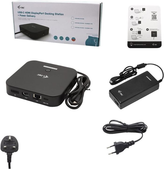 Produktbild i-tec C31HDMIDPDOCKPD100 (USB-C, 4 Ports)