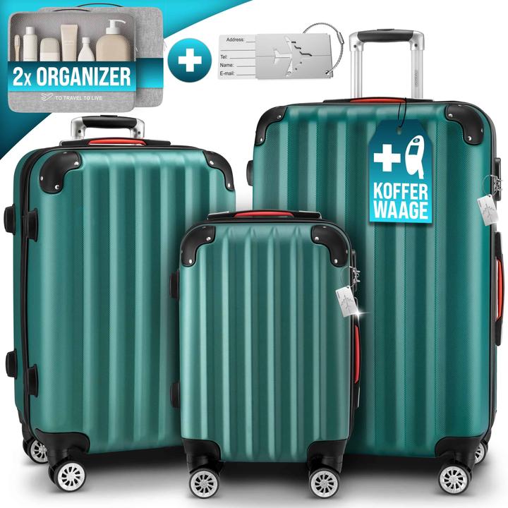 Monzana Hard case with accessories set of 3