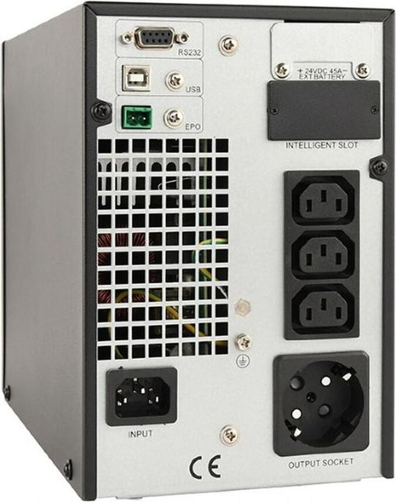 Produktbild Gembird ENERGENIE online UPS 1000VA LCD display (1000 VA, 900 W, Online-Doppelwandler USV)