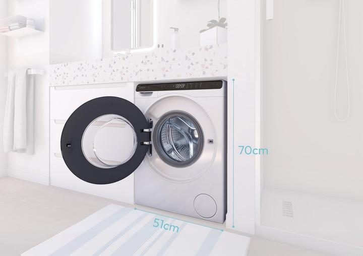 Produktbild Candy CW50-BP12307WU-S Frontlader-Waschmaschine, 5 Kg mini (5 kg, Links)