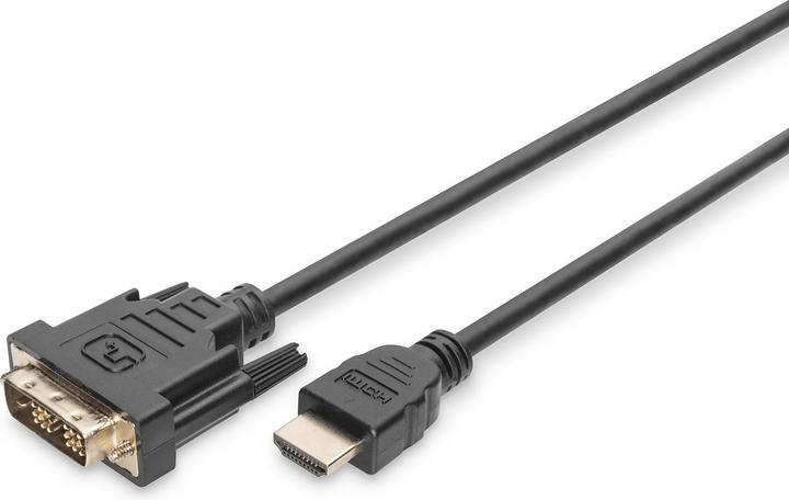 Image du produit Digitus Câble adaptateur / convertisseur HDMI, HDMI vers DVI-D (3 m, HDMI)