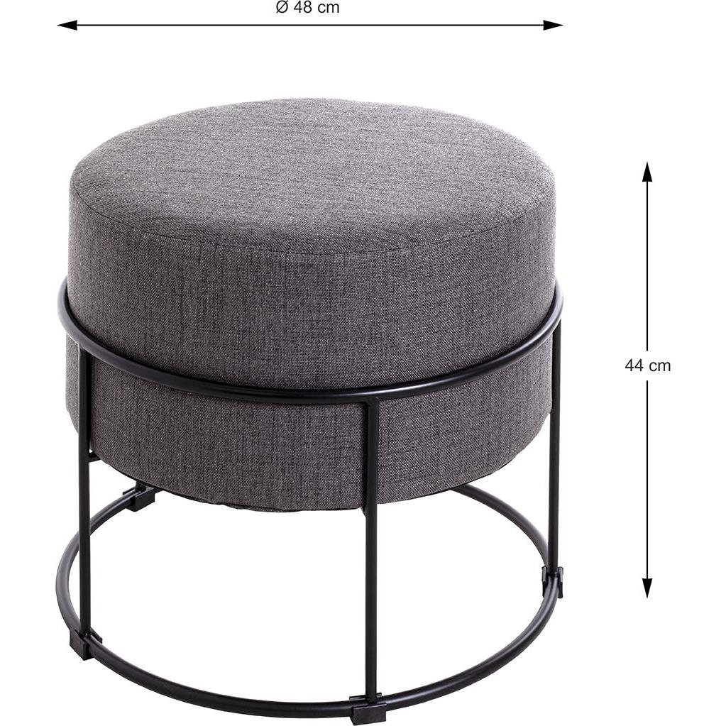 Thumbnail - HAKU Möbel, Hocker + Pouf, Hocker