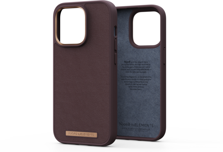 Produktbild Njord Genuine Leather Case Iphone 14 (Apple iPhone 14 Pro)