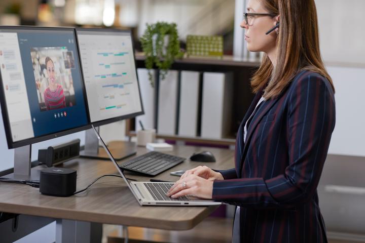 Actual product image HP Elite S270n 4K Micro Edge (3840 x 2160 Pixels, 27")