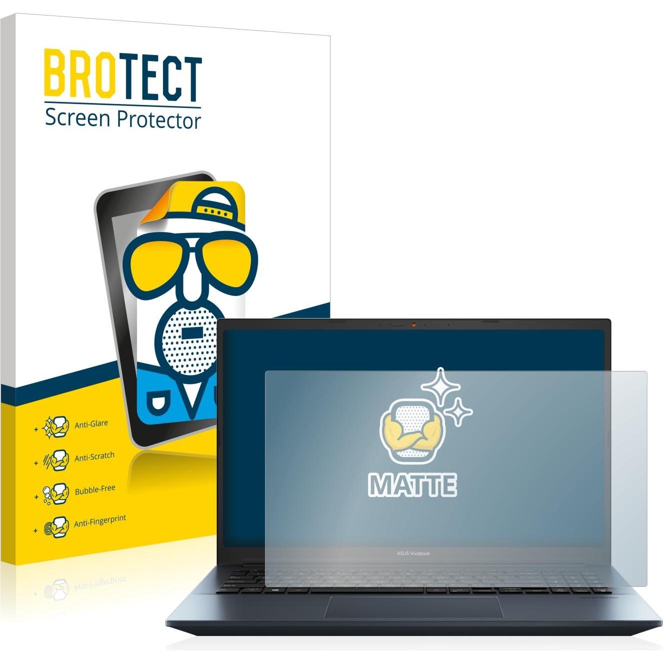 BROTECT Entspiegelungs-Schutzfolie Displayschutz Matt (15.60", 16 : 9), Notebook Schutzfolie