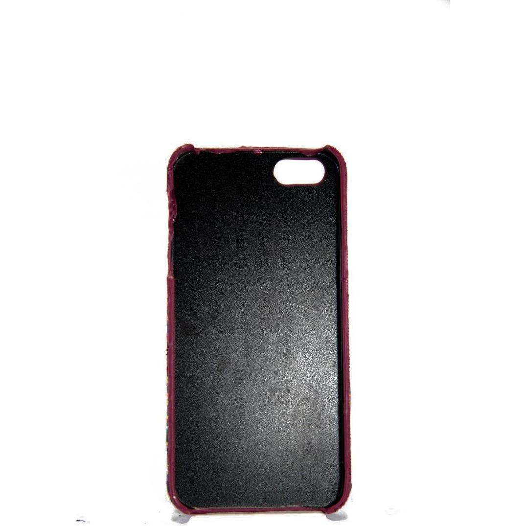 Thumbnail - König Design Handyhülle aus Stoff Case für Apple iPhone 5s / SE Cover Etuis Bumper Violett (Apple iPhone 5), Smartphone ...