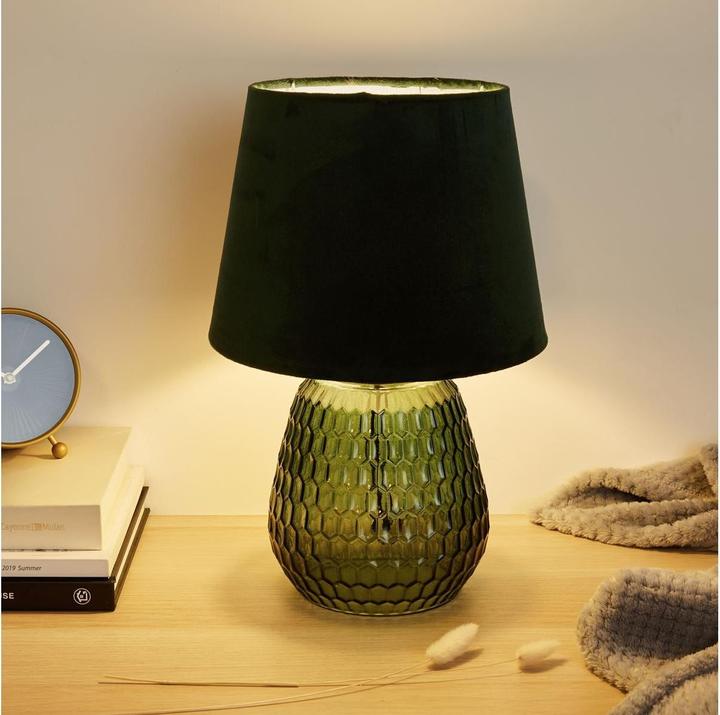 Image du produit Pauleen Lampe de table Crystal Velours E14 Vert (E14)