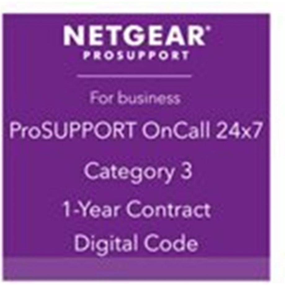Netgear NG ProSupport Contract OnCall 24x7 Cat.3 für