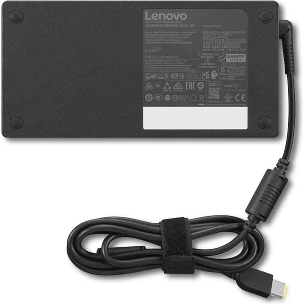 Lenovo 300W AC Adapter - EU (300 W), Notebook Netzteil, Schwarz