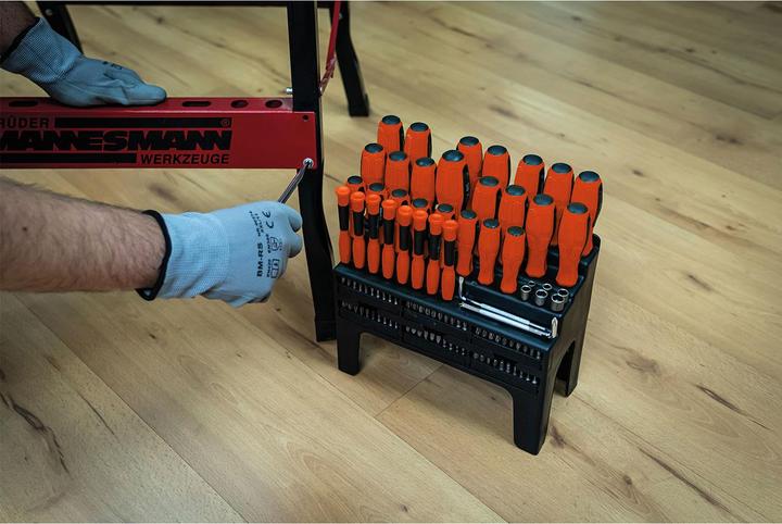 Actual product image Mannesmann 100-piece screwdriver set