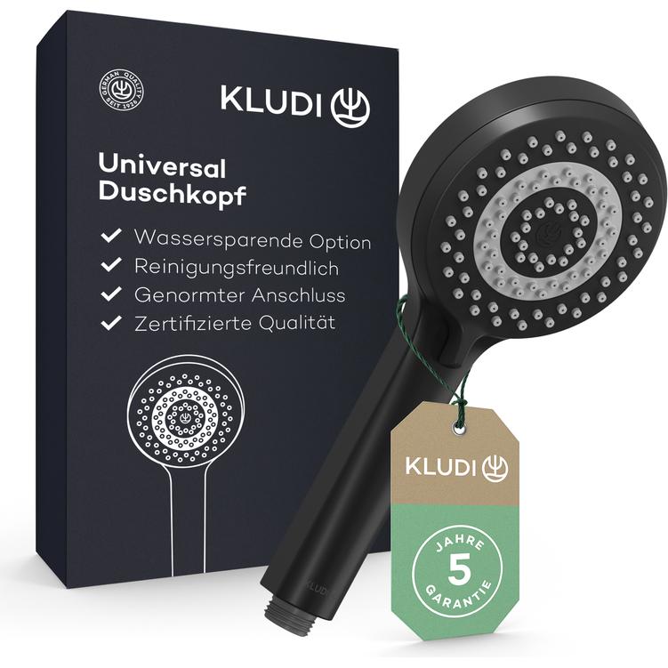 Kludi, Duschbrause, X1 Duschkopf (3 Strahlarten, 15 l/min)