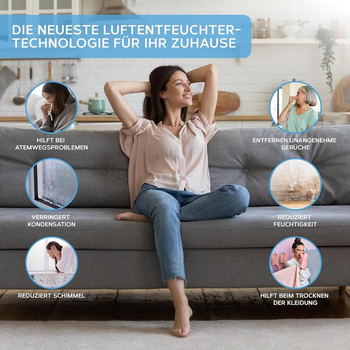 Produktbild Monhouse Tragbarer Mini Luftentfeuchter (14 m²)