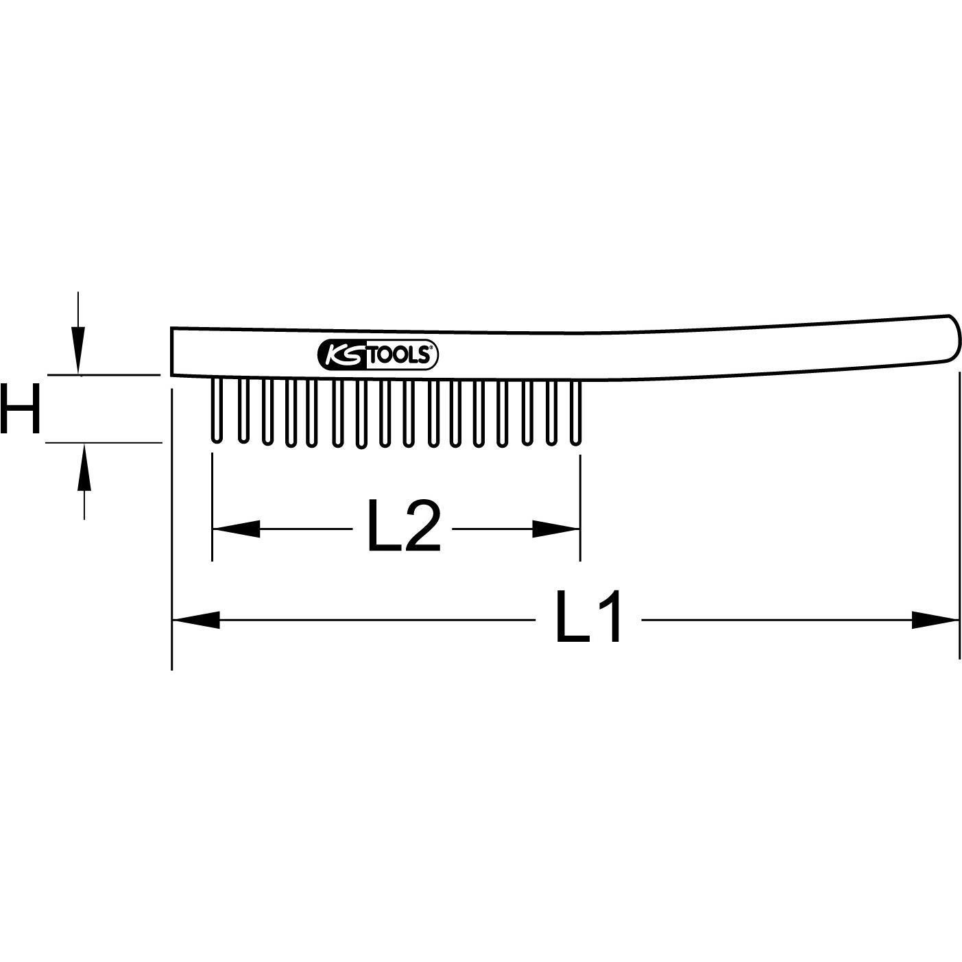 Thumbnail - KS Tools BRONZEplus Zündkerzenbürste, Reinigungsutensil