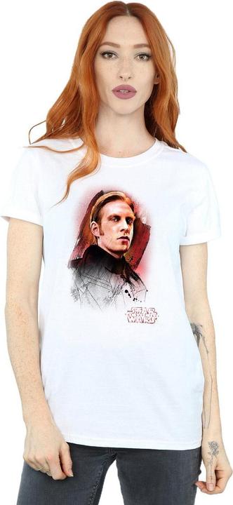 Actual product image Star Wars Womens/Ladies The Last Jedi General Hux Brushed Cotton Boyfriend T-Shirt (XL)