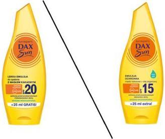 Produktbild DAX Sun Spf15 Protective Emulsion Cocoa Butter & Argan Oil 175Ml (Sonnencreme, SPF 15, 175 ml)