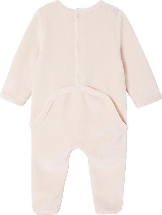 Produktbild Vertbaudet Bio-Kollektion: 2er-Pack Baby Samt-Strampler mit Druckknöpfen hinten (92)