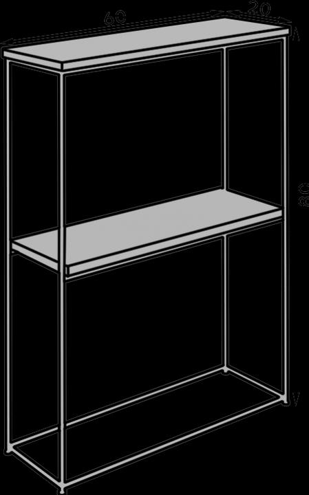 Produktbild ADRK Furniture Konsolentisch Velo (60 x 20 x 80 cm)