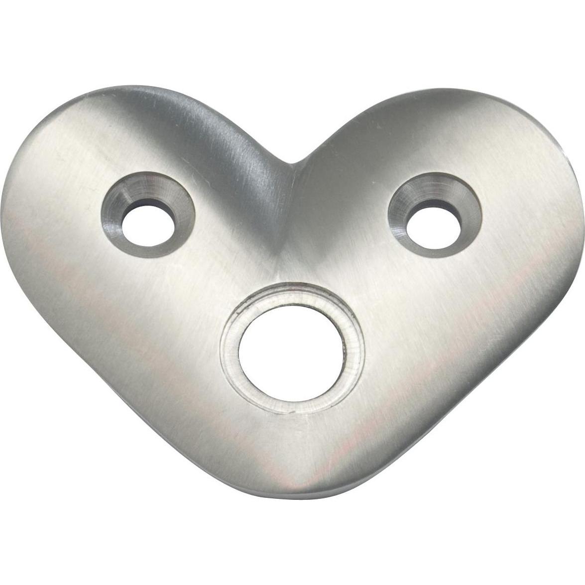 Croso, Zubehör Befestigungstechnik, Eckmontageplatte für Rohr ø 42,4 x 2,0 mm, Edelstahl V2A