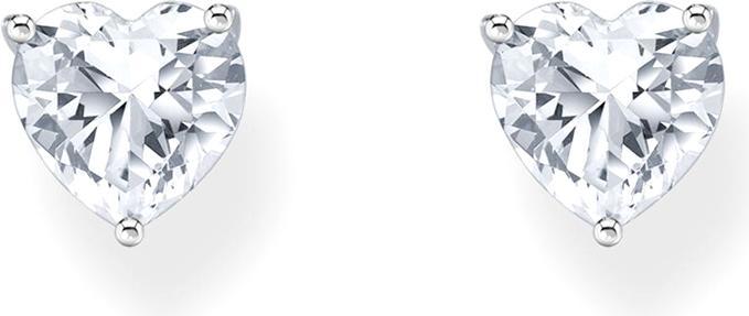 Immagine prodotto Thomas Sabo Orecchini con pietra bianca a forma di cuore (Argento 925)