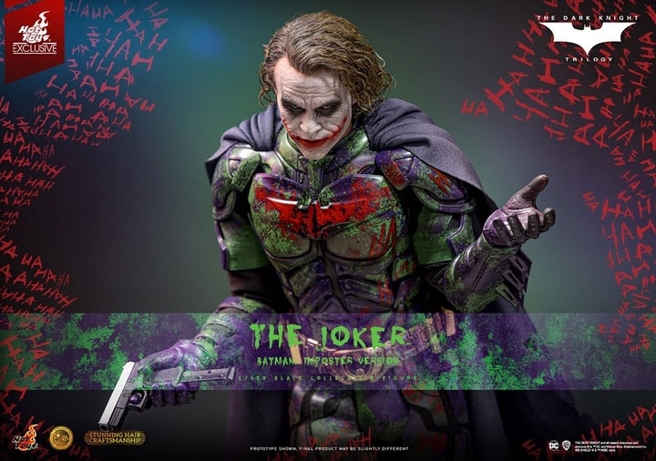 Produktbild Hot Toys The Dark Knight "The Joker - Batman Imposter Version" Exclusive Artisan Edition 1/6 Actionfigur