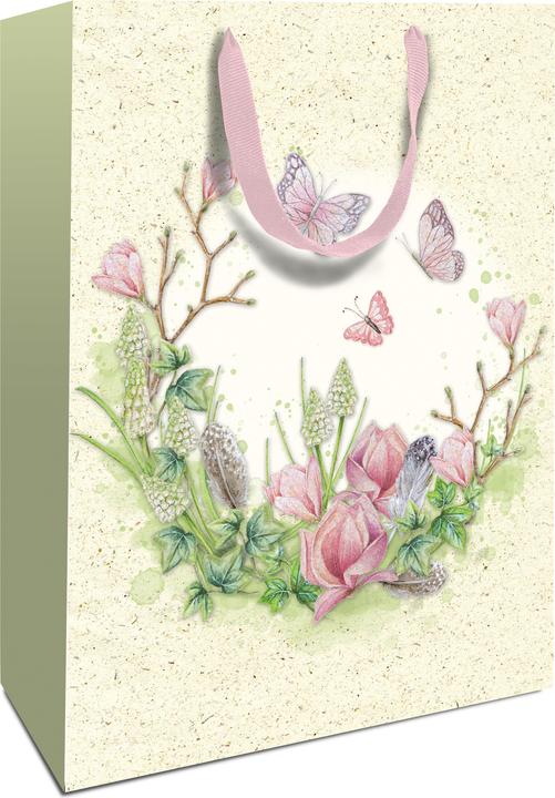 Actual product image Braun + Company Gift Bag Pastel Wreath