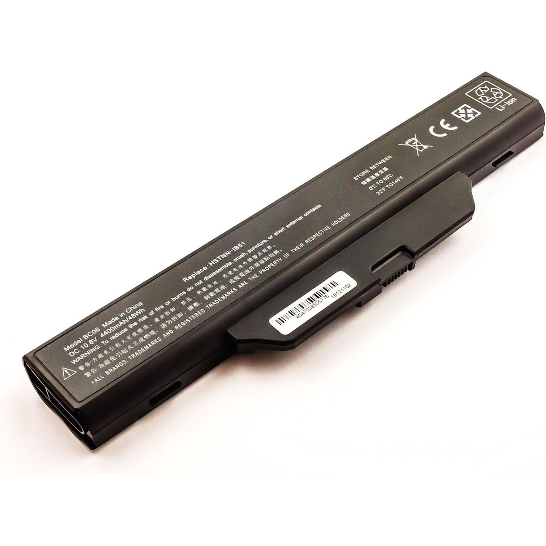 AGI Li-Ion - 4400mAh - Akku (1 Zellen, 4400 mAh), Notebook Akku, Schwarz