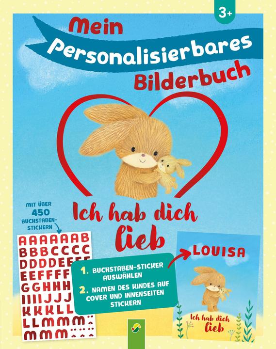 Produktbild Mein personalisierbares Bilderbuch - Ich hab dich lieb (Deutsch)