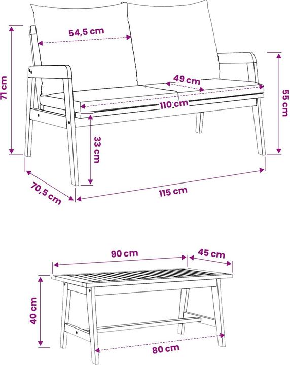 Actual product image vidaXL Rayan