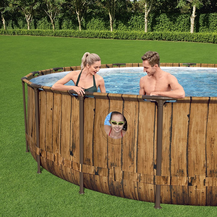 Produktbild Bestway Power Steel Frame Swim Vista (Ø 488 x 122 cm)