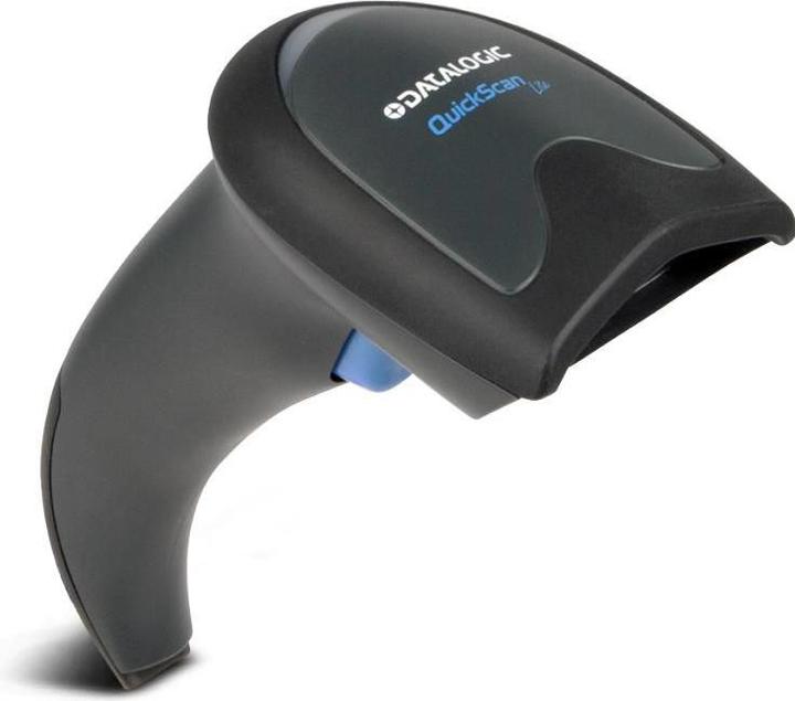Produktbild Datalogic QuickScan I Lite QW2100, Tragbares Barcodelesegerät, 1D, UnisCode, Verkabelt, USB, Schwarz (1D-Barcodes)