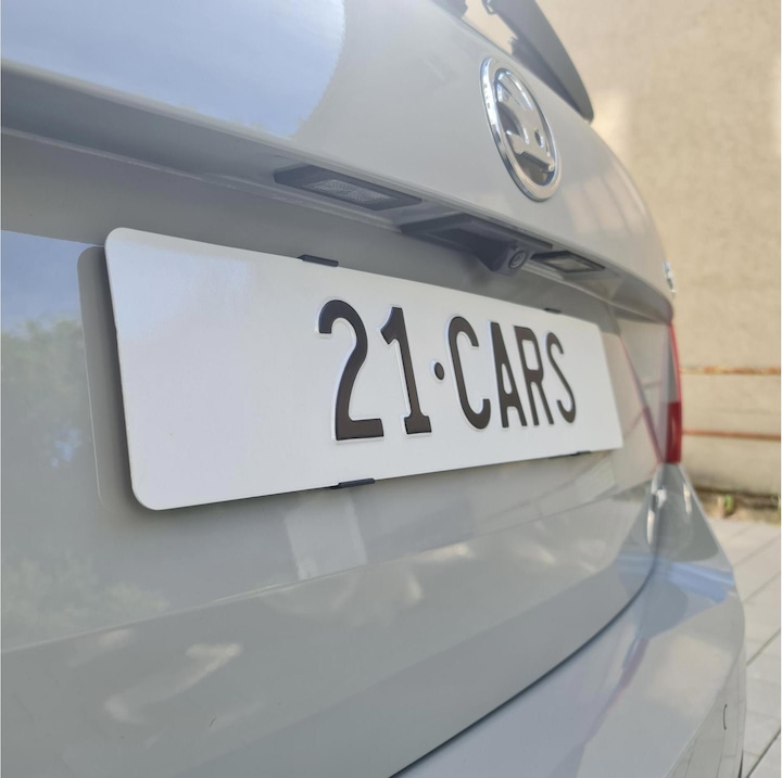 Actual product image 21cars Click licence plate holder long format (Front, Long format)